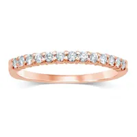 14K Rose Gold 0.25CTW Diamond Band