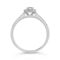 My Diamond Story 14K White Gold Bridal Ring 0.40CTW