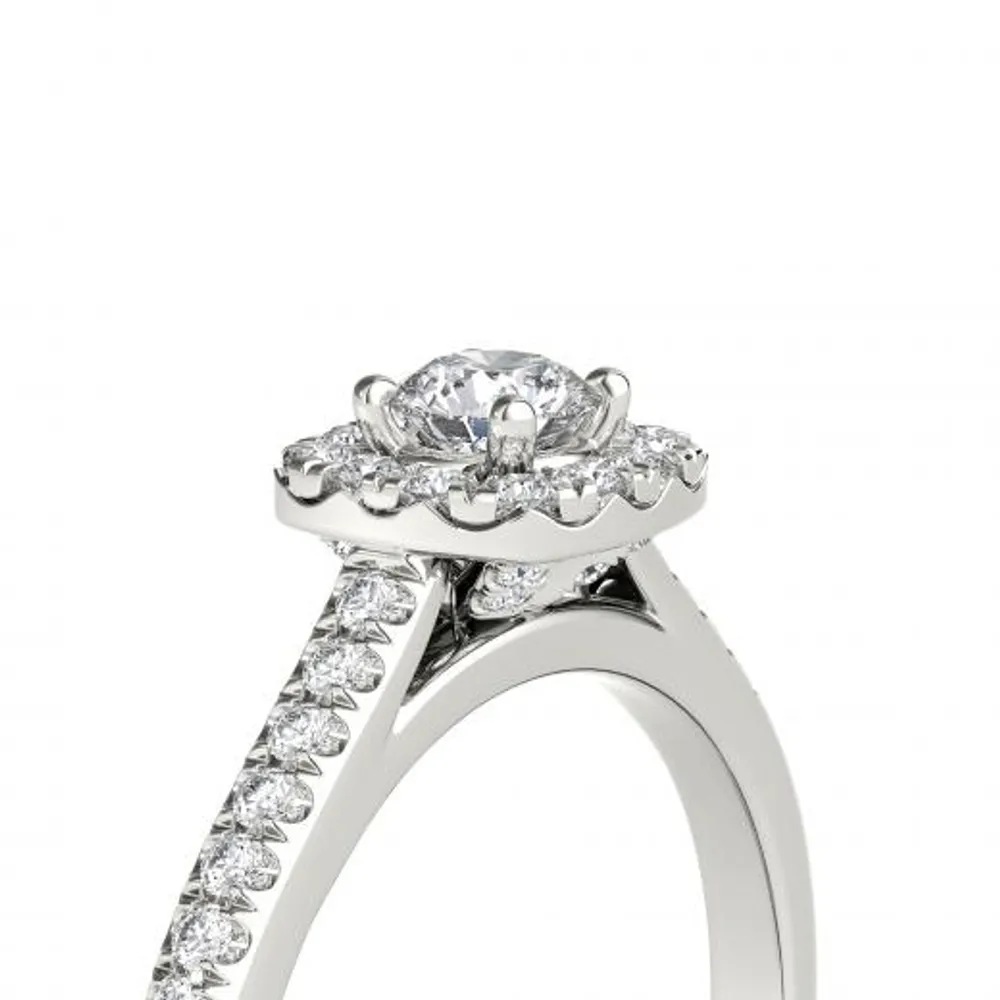 My Diamond Story 14K White Gold Bridal Ring 0.40CTW