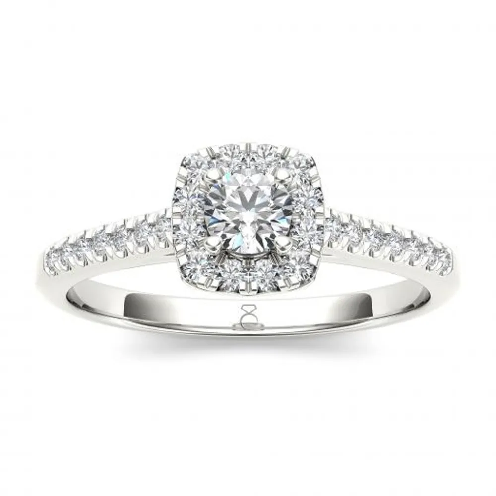 My Diamond Story 14K White Gold Bridal Ring 0.40CTW