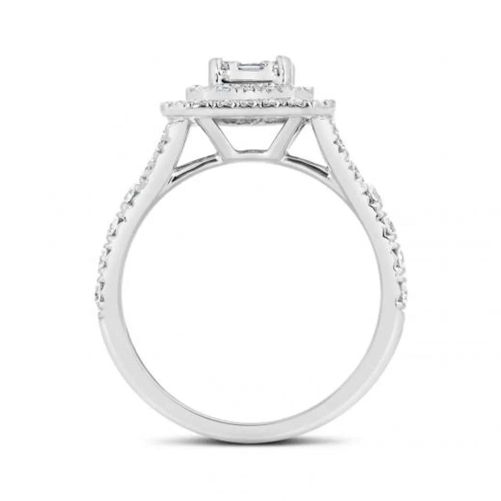 14K White Gold 1.00CTW Bridal Ring