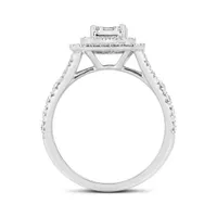 14K White Gold 1.00CTW Bridal Ring