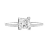 Glacier Fire 14K White Gold 1.00CT Princess Cut Solitaire