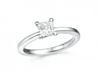 Glacier Fire 14K White Gold Diamond Ring 0.70ct I1/GH