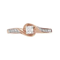 Glacier Fire 10K Rose Gold 0.20CTW Bridal Ring