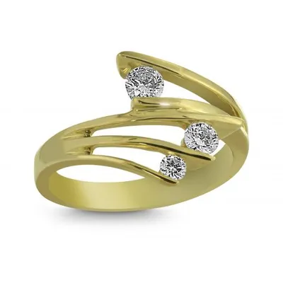 10K Yellow Gold 0.34CTW Fashion Ring