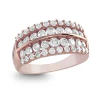 Rose Gold 1.50CTW Diamond Band