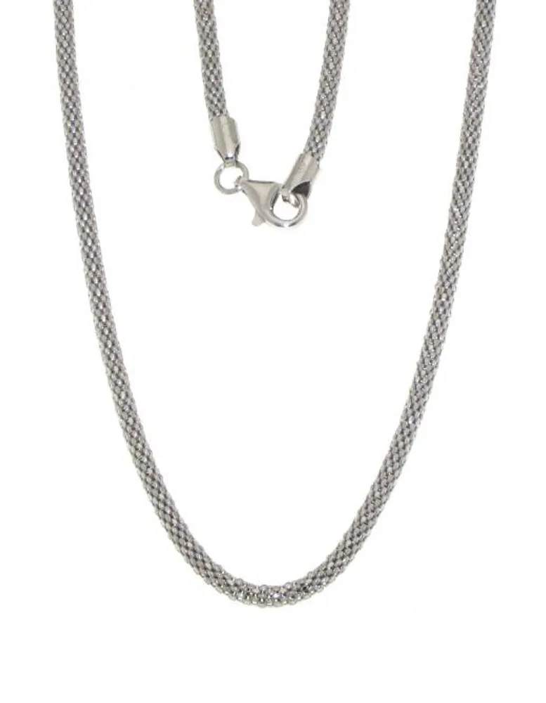 Sterling Silver 18" 2.9mm 2+2 Corena Chain