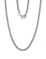 Sterling Silver 20" 2.9mm 2+2 Corena Chain