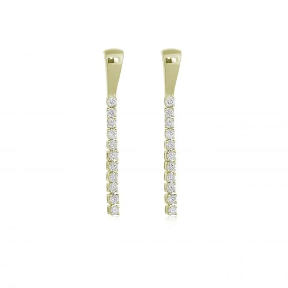 Line of Love 0.32CTW Diamond Earrings