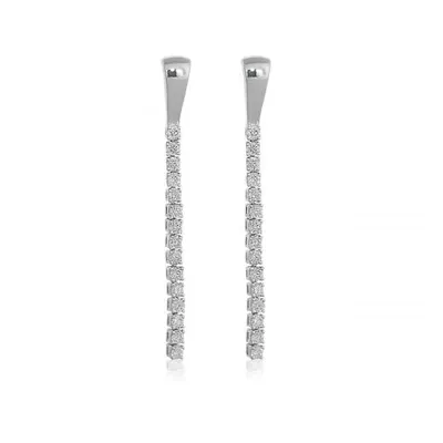 Line of Love 0.50CTW Diamond Earrings