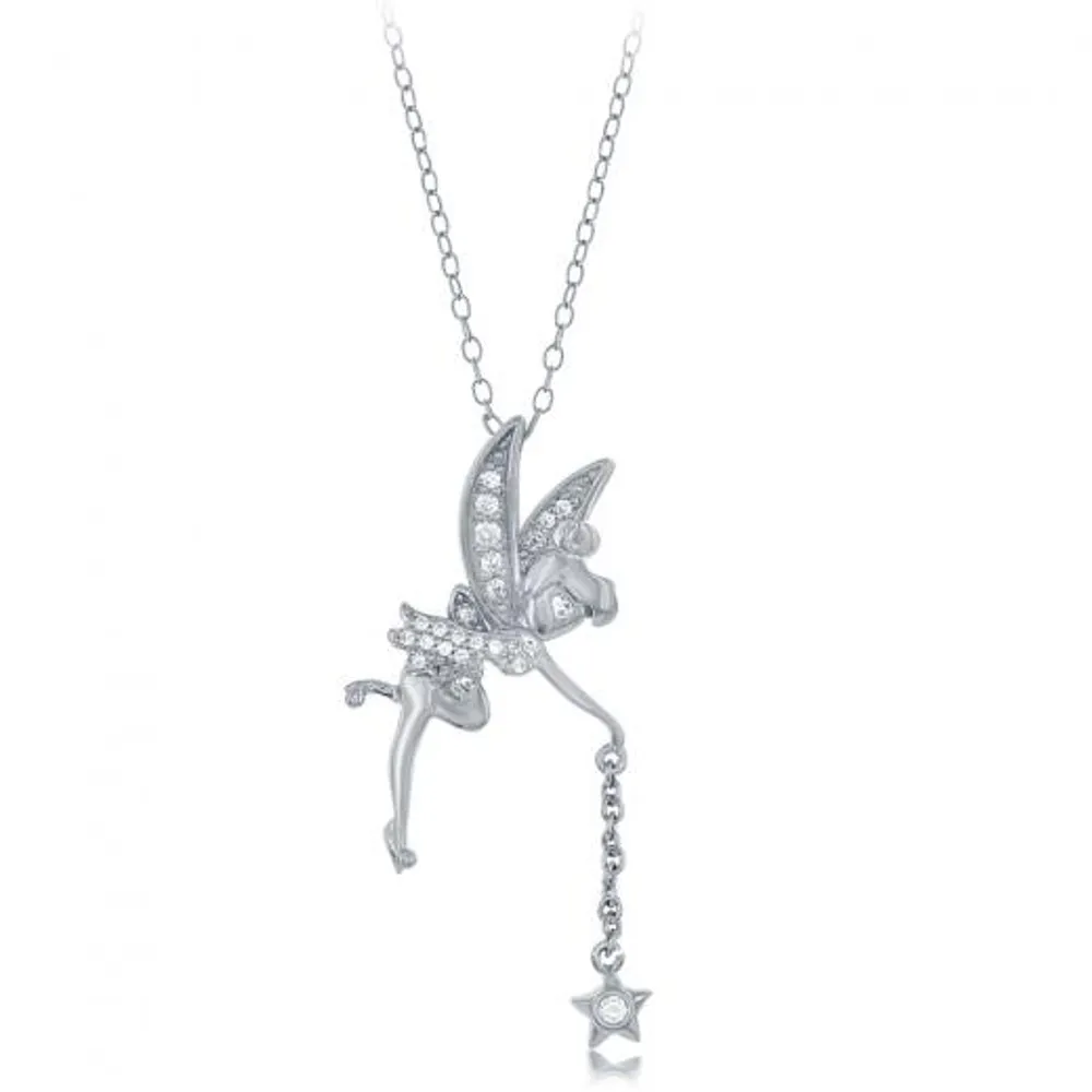 Enchanted Disney Tinker Bell 0.10CTW Pendant