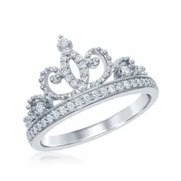 Majestic Princess 0.20CTW Diamond Tiara Ring