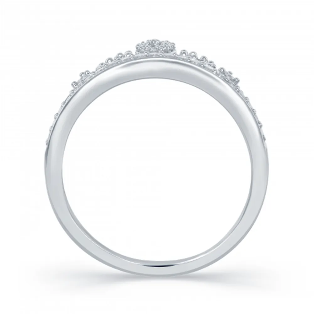 Majestic Princess 0.20CTW Diamond Tiara Ring