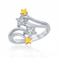 Enchanted Disney Tinker Bell 0.10CTW Diamond Ring