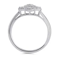 Sterling Silver 0.25CTW Diamond Fashion Ring