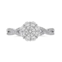 My Diamond Story 14K White Gold 0.75CTW Bridal Ring