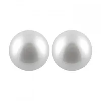 Large Pearl Stud Earrings