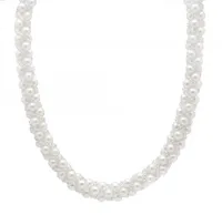 Braided Pearl Necklace