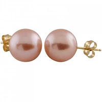 Large Freshwater Pearl Stud Earrings