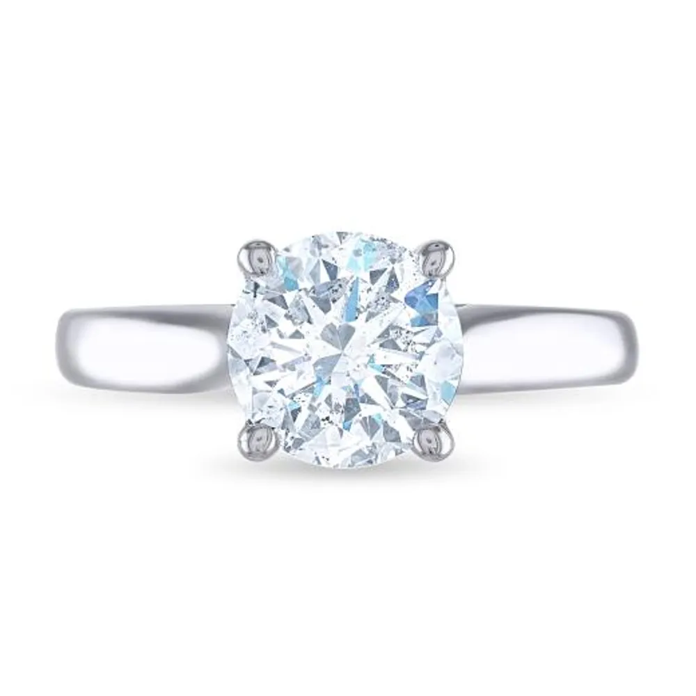 14K White Gold 2.01CT Harmony Diamond Solitaire Ring