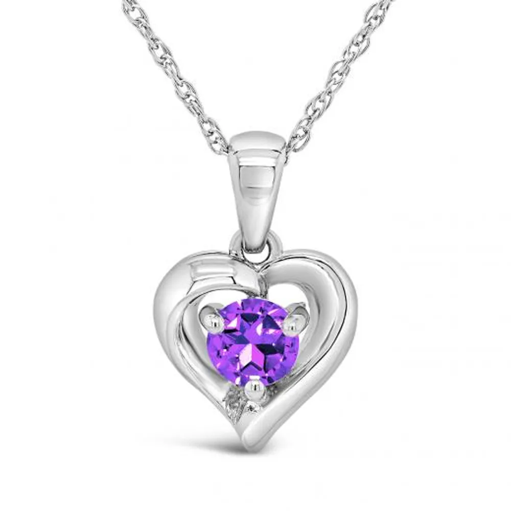 Sterling Silver Amethyst Pendant