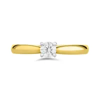 14K Yellow Gold Serenade 0.23CT Solitaire Engagement Ring