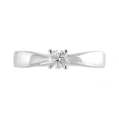 14K White Gold Serenade 0.40CT Solitaire Engagement Ring