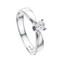 14K White Gold Serenade 0.40CT Solitaire Engagement Ring