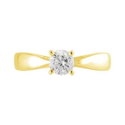14K Yellow Gold Serenade 0.40CTW Solitaire Engagement Ring