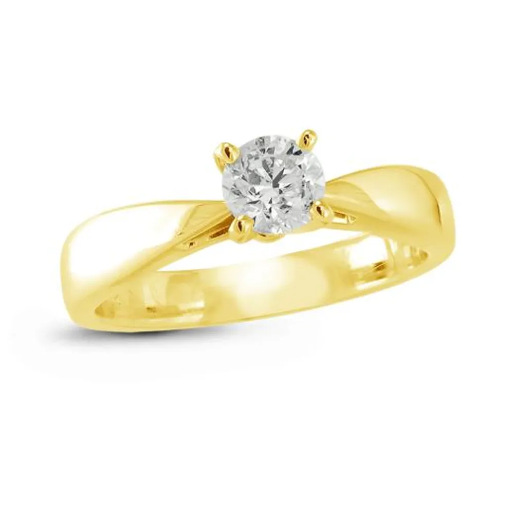 14K Yellow Gold Serenade 0.40CTW Solitaire Engagement Ring