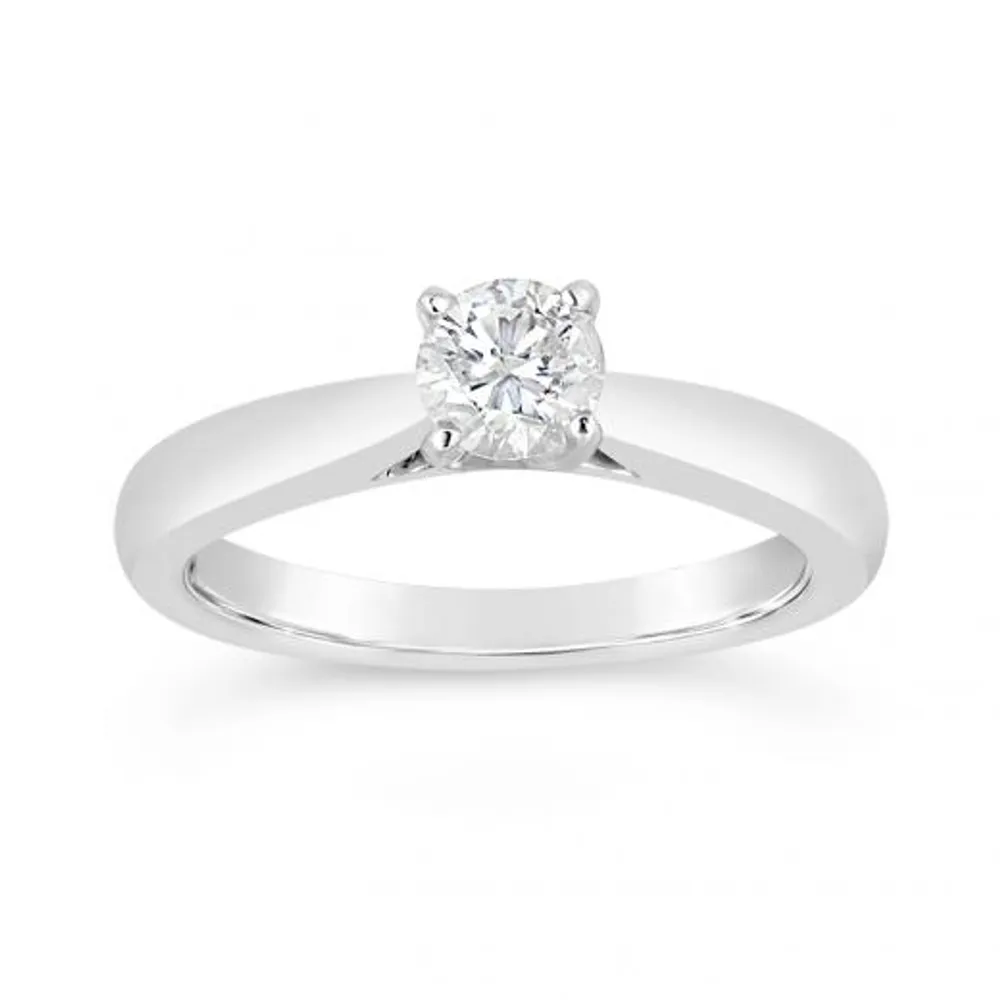 14K White Gold Serenade 0.50CT Diamond Ring