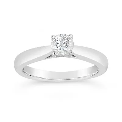 14K White Gold Serenade 0.50CT Diamond Ring