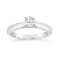 14K White Gold Serenade 0.50CT Diamond Ring