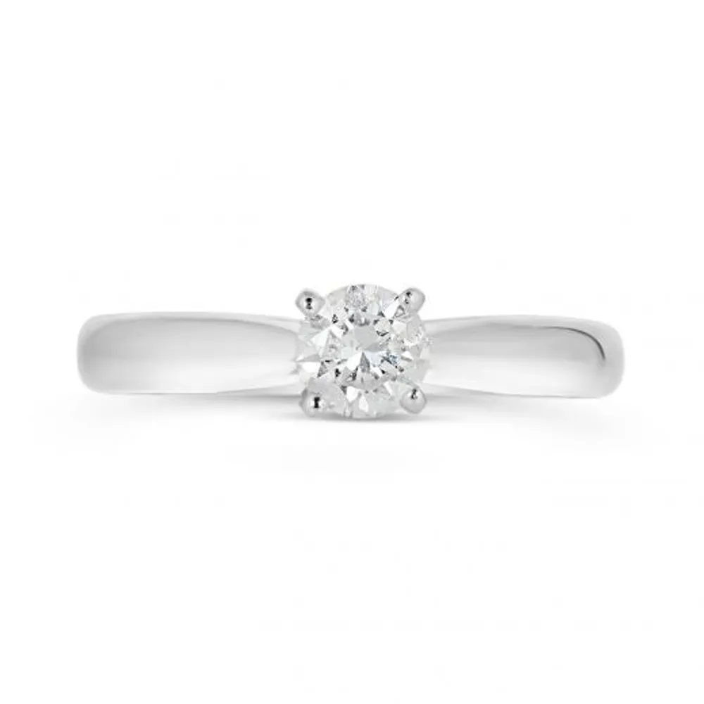 14K White Gold Serenade 0.50CT Diamond Ring