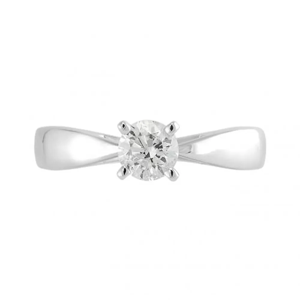 14K White Gold Serenade 0.50CT Diamond Ring