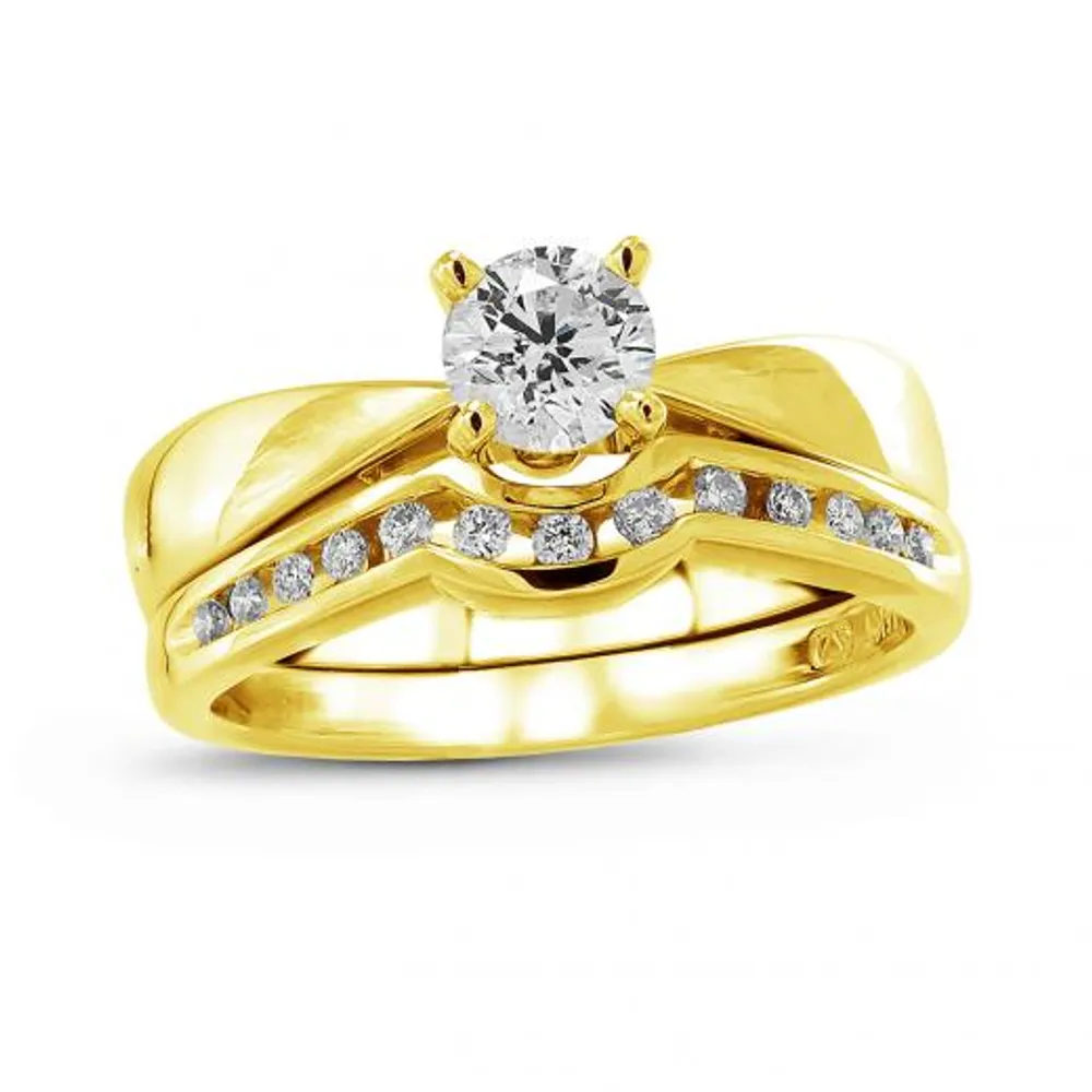 14K Yellow Gold Serenade 0.50CT Diamond Ring