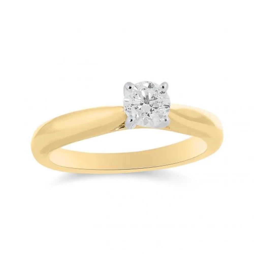 14K Yellow Gold Serenade 0.50CT Diamond Ring