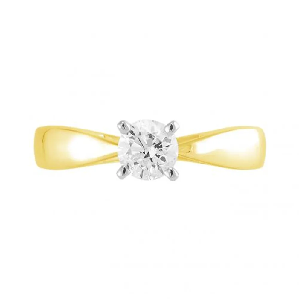 14K Yellow Gold Serenade 0.50CT Diamond Ring