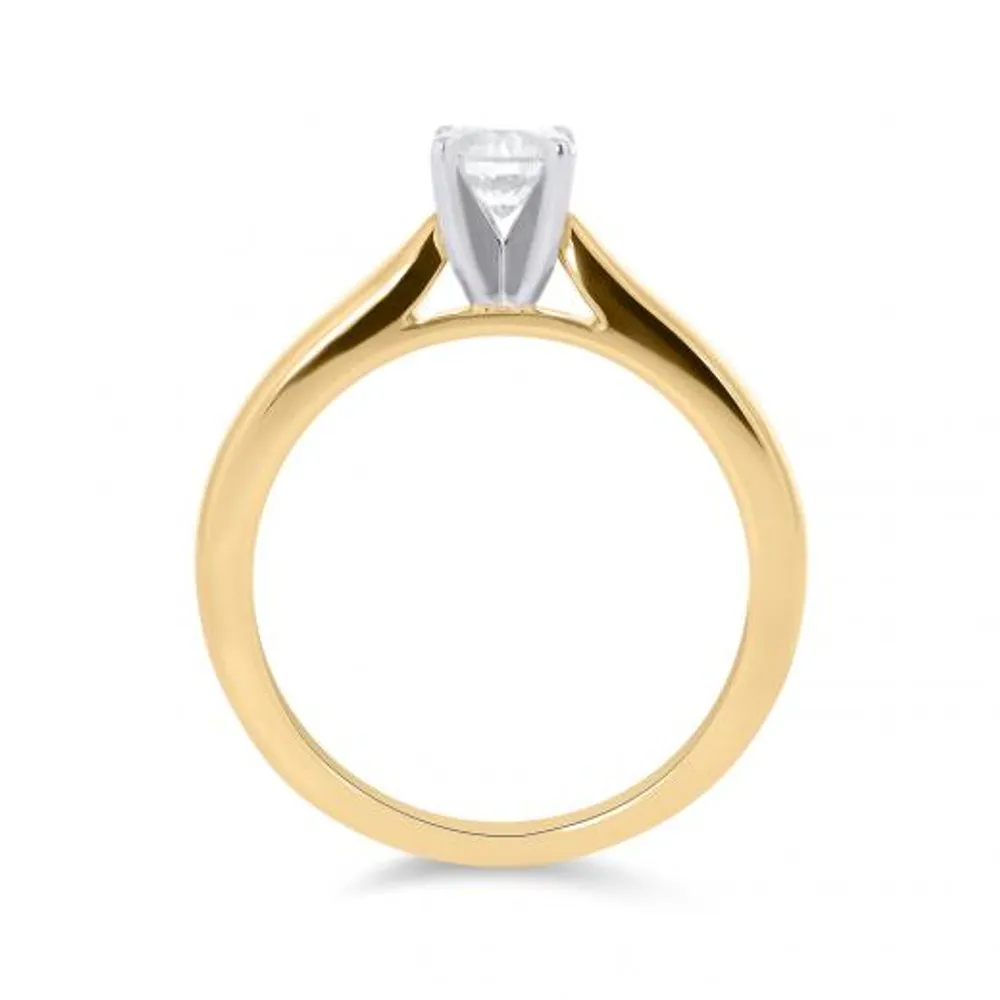 14K Yellow Gold Serenade 0.50CT Diamond Ring