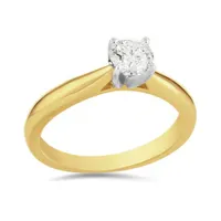 14K Yellow Gold Serenade 0.58CT Solitaire Engagement Ring