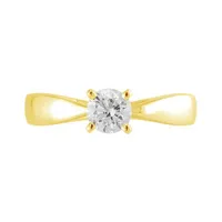 14K Yellow Gold Serenade 0.58CT Solitaire Engagement Ring