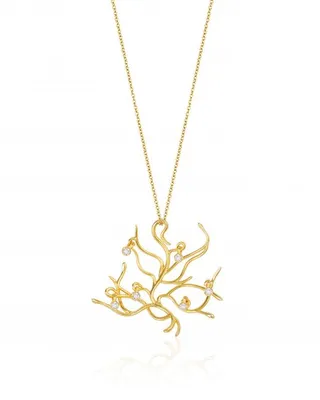 Enchanted Disney Beauty and The Beast Tree of Life Branch Pendant