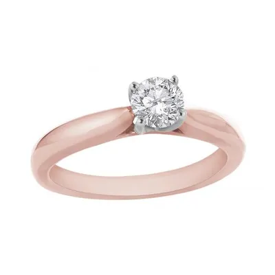 14K Rose Gold 0.50CT Serenade Solitaire Engagement Ring