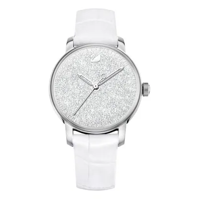Swarovski Crystalline Hours Leather Watch