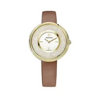 Swarovski Crystalline Pure Leather Watch