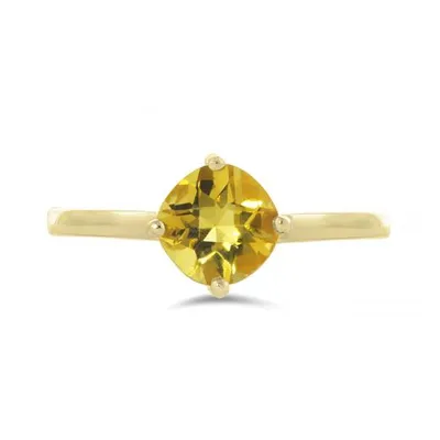 10K Yellow Gold Citrine Ring
