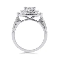 10K White Gold 2.00CTW Diamond Ring