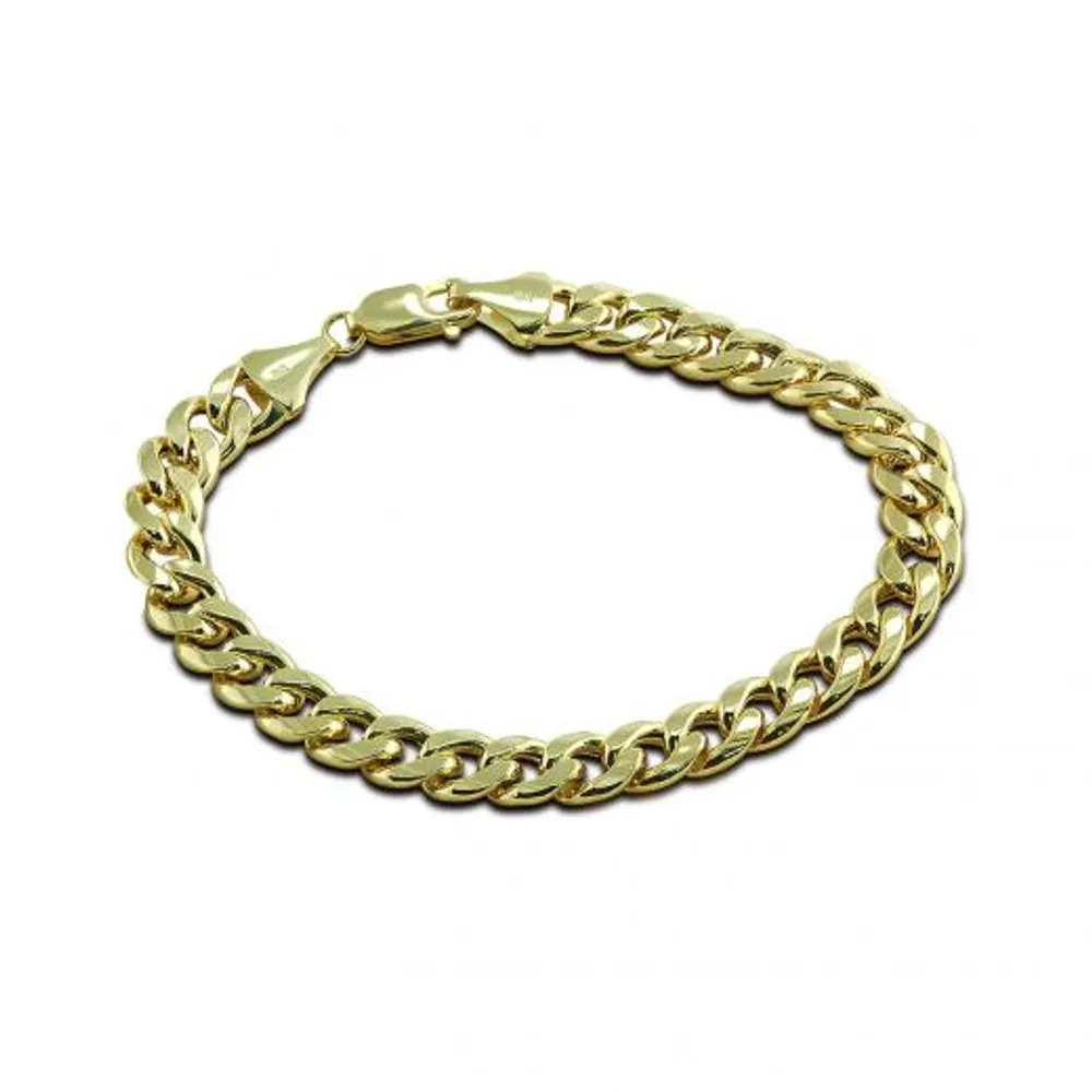 10K Yellow Gold 8.5" 7.5mm Miami Cuban Bracelet