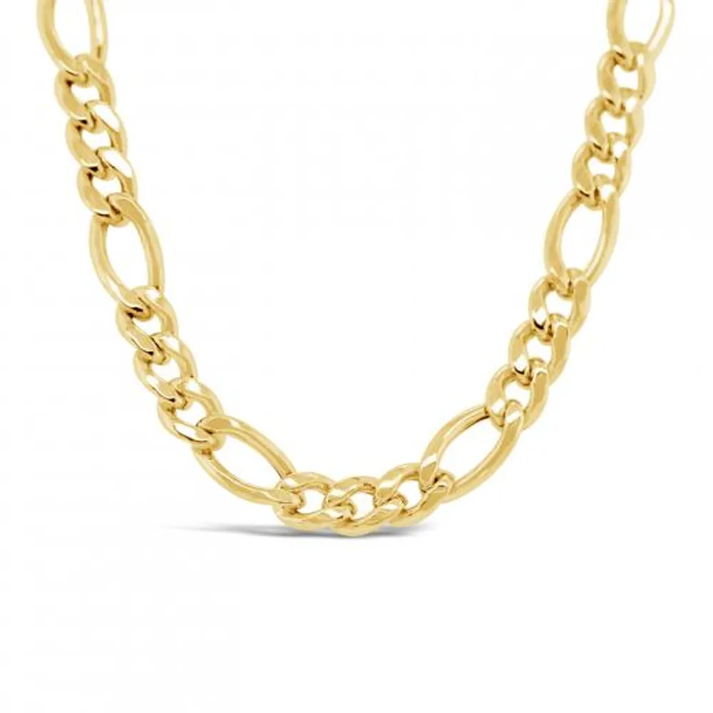 10K Yellow Gold 22" 5.6mm Miami Figaro Chain